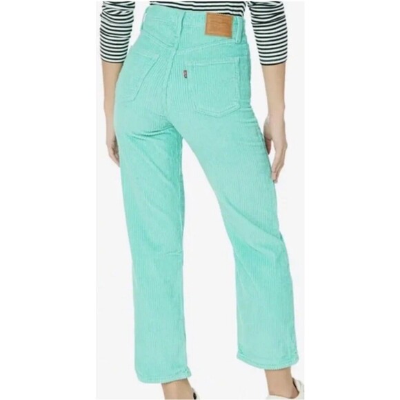 Levis Ribcage Straight Ankle Corduroy Jeans Size 29 #C1 - Picture 2 of 5